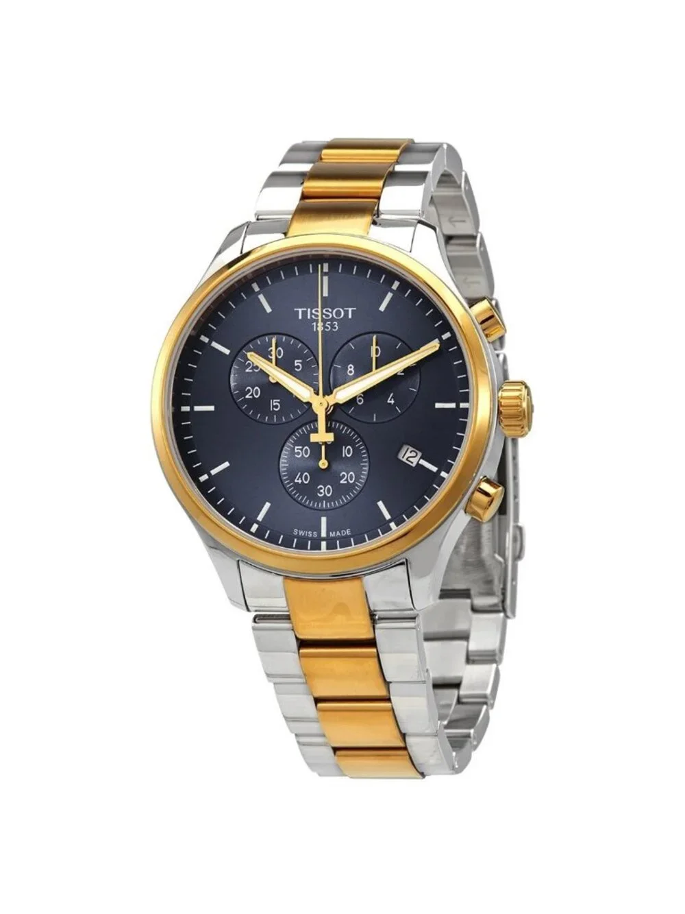 NWT Tissot T-Sport Chronograph Quartz Blue Dial Men's Watch